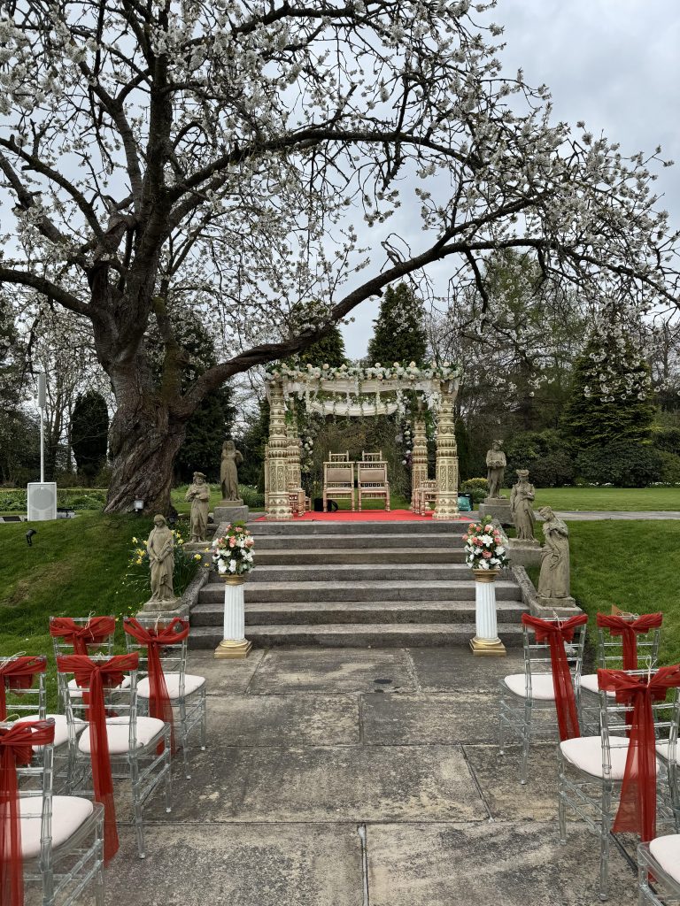 Outdoor wedding ceremony sound hire